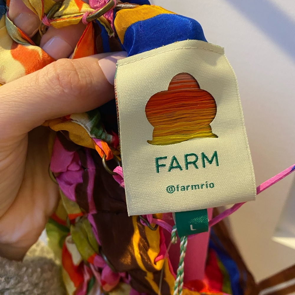 NWT FARM Rio Colorful Maxi Dress - Picture 8 of 15
